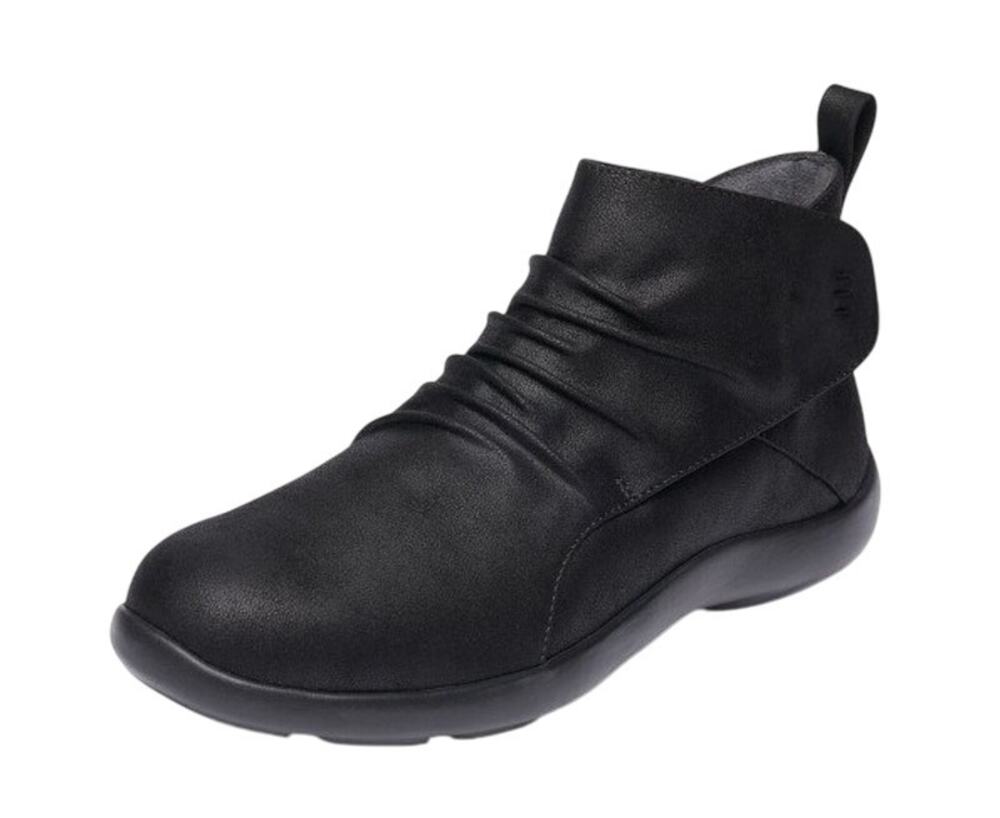 Anodyne Womens No. 91 Casual Boots US 8.5M EU 38.5 Black Vegan Leather NIB